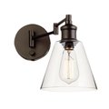 Globe Globe 3000182 Leclair Dark Bronze 1 Lights Wall Sconce 3000182